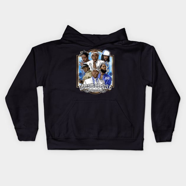 Westcoast Angel's Kids Hoodie by BaileyBrothaz